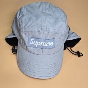 SUPREME PACKABLE EARFLAP CAMP CAP FW22 / GREY